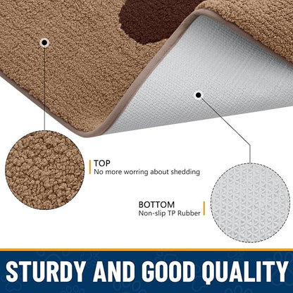 Smiry Dog Door Mat for Muddy Paws, Absorbs Moisture and Dirt, Low-Profile - Image 6