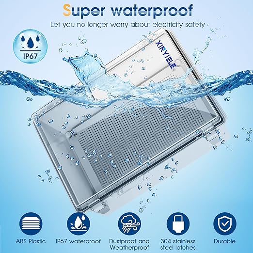 Waterproof Outdoor Project ABS Plastic Junction Box IP67 Weatherproof Dustproof - Image 2
