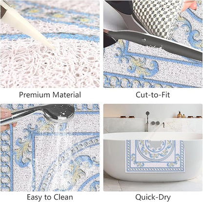 Square Shower Mat Non Slip: 32x32 Inch Extra Large Shower Mats - Image 7
