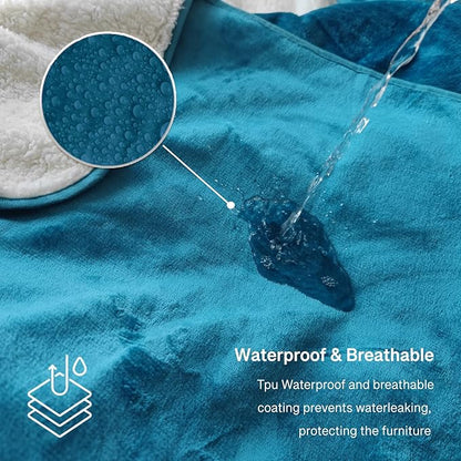 Waterproof Bed Blanket for Bed King Size 80''x90'', Water Proof and Stain - Image 2