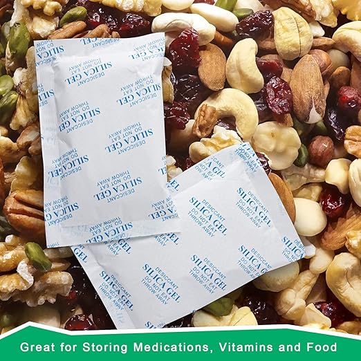 O2frepak 100 Gram Food Grade Moisture Absorbers Silica Gel Packs Desiccant - Image 6