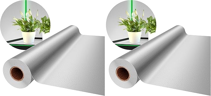 VIVOSUN 6 Mil Mylar Film Roll, 4 ft. x 50 ft. Diamond Film Foil Roll, by VIVOSUN