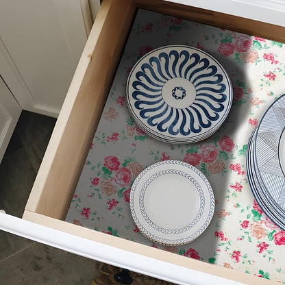 12" W x 60" L Floral Drawer and Shelf Liner - Image 7