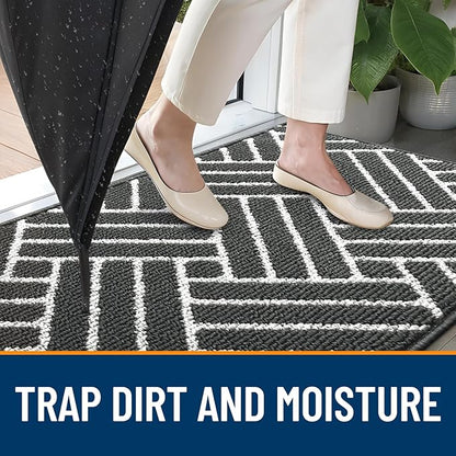 OLANLY Indoor Door Mat, 32x20 Inch, Dirt Resistant and Absorbent, Non-Slip - Image 2