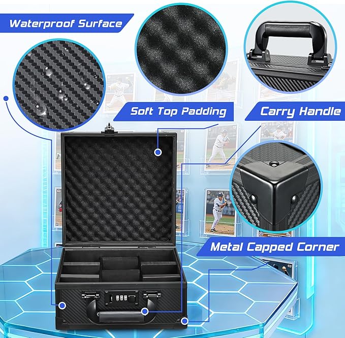 Card Storage Box for 3" x 4" 35pt Toploaders, Sports Cards Case - Image 5
