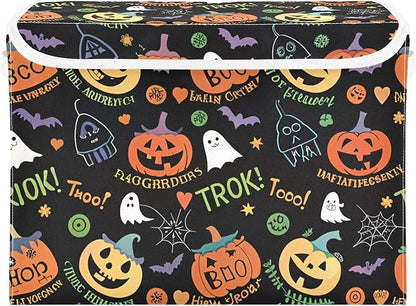 xigua Halloween Ghost Pumpkin Ghosts Storage Bins by LLCxigua