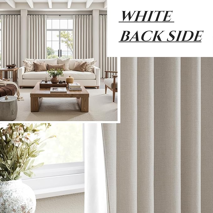 Extra Long Blackout Pinch Pleated Luxury Curtains 132 Inch Long - Image 6
