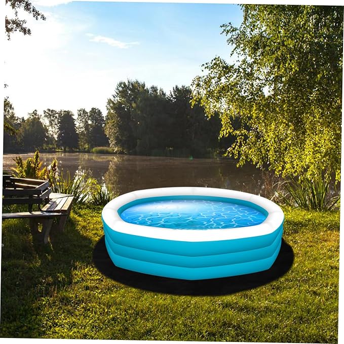 Toyvian Non-Slip Hot Tub Felt Mat Round Waterproof Cushion Pad - Image 5