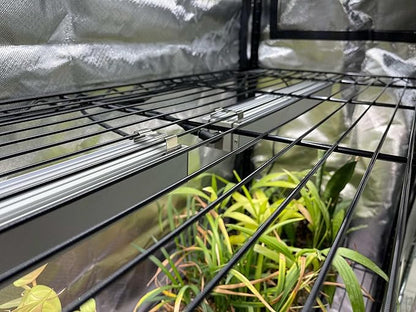 48"x18"x72" Grow Tent Cover for Baker's Rack – Clear Front Door, Adjustable - Image 5