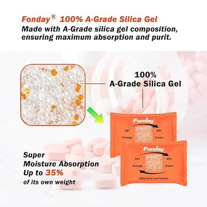 500g x 2 packs Fonday Rechargeable Silica Gel Car Dehumidifier Fast Reactivate - Image 3