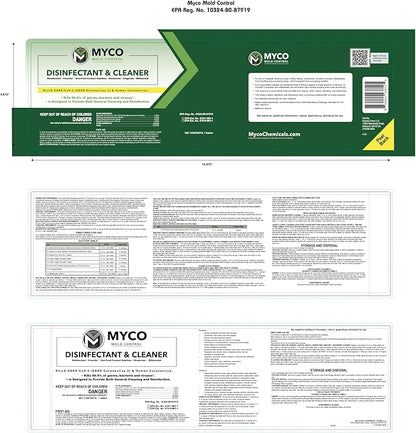Myco Mold Control Concentrate – EPA-Registered Hospital Grade Disinfectant & - Image 9