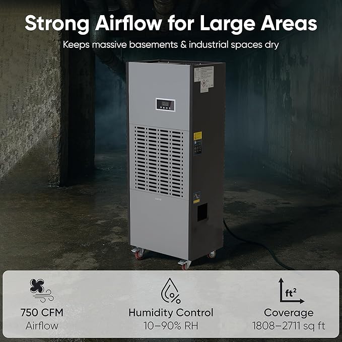 350 Pints Commercial Dehumidifier - Image 3