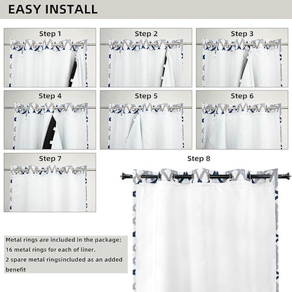 DriftAway Soundproof Thermal Insulated Quilted Curtain Liners - Image 7