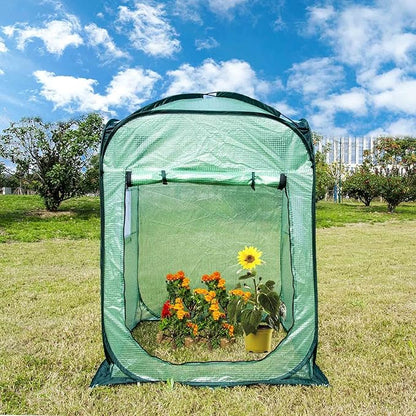 Porayhut Pop Up Greenhouse Tent, Portable X-Large Walk-in Flower House - Image 3