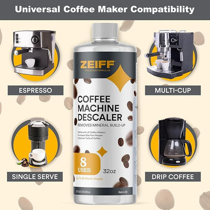 Coffee Machine Descaler - 32oz - Compatible - Coffee and Espresso Machine - Image 5