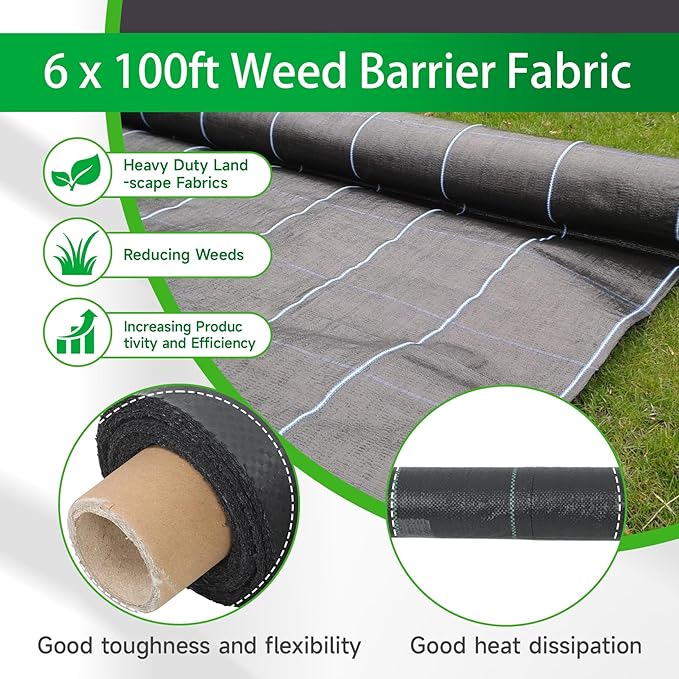 Weed Barrier Fabric Planting Cover - Image 2