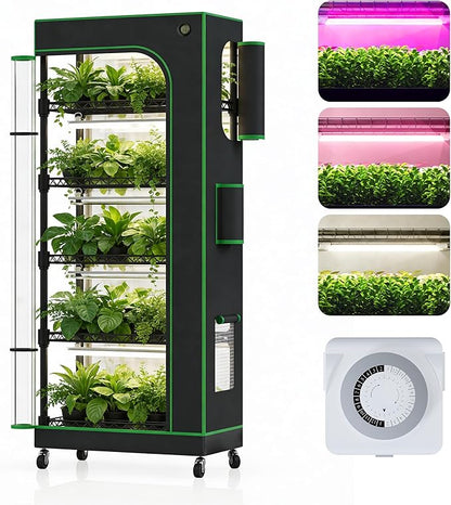 PYY Indoor Greenhouse with Grow Light by PYYBuffetProducts