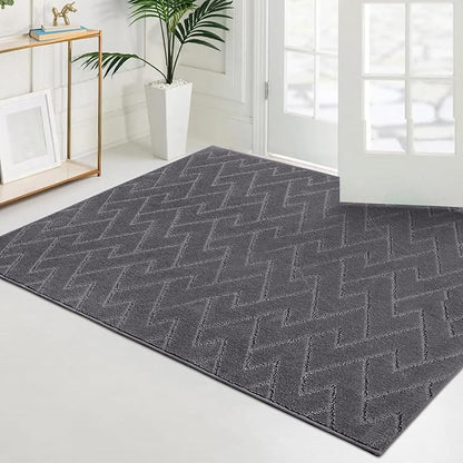 PURRUGS Easy Care Area Rug 4ft x 6ft, Non-Slip Machine Washable Entry Rug - Image 3