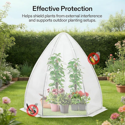 VIVOSUN Portable Mini Greenhouse 72x63x63-Inch Tent-Style Greenhouse, PE Cover - Image 4