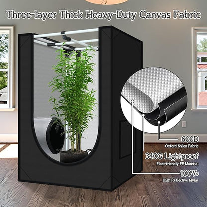 zazzy Grow Tent, Removable Floor Tray and Tool Bag - Image 6