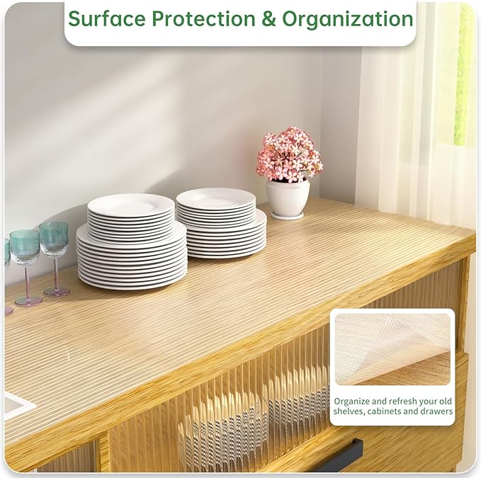 Shelf and Drawer Liner for Kitchen Cabinet, Non-Adhesive 24in x 240in - Image 5
