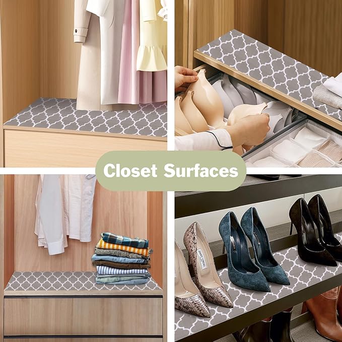 Drawer and Shelf Liner for Kitchen Cabinet: 12 in X 20 Ft Non Slip Waterproof - Image 7