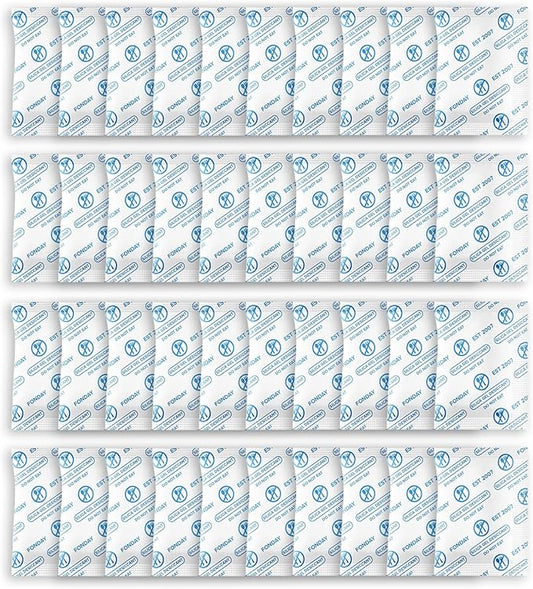 5g x 40 Packs Fonday Food Grade Silica Gel Desiccants Packs Moisture Absorbers by Fonday