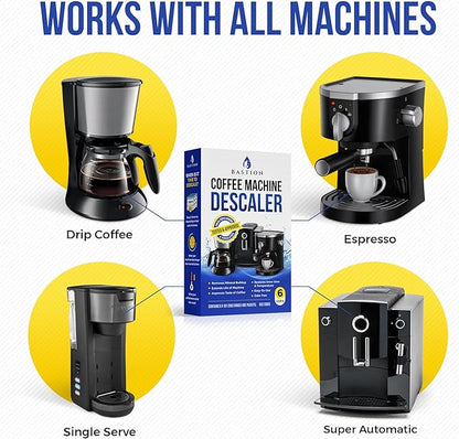 Descaling Powder Solution Coffee Machine Descaler Cleaner | Compatible - Image 2