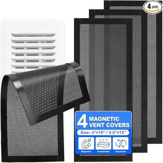 Floor Vent Covers, and RV Vents, 4 Pack by KeeTidy