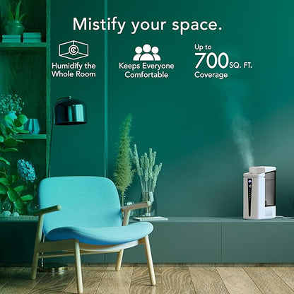 Vornado MISTIC 6 Whole Room Ultrasonic Humidifier, Aromatherapy, 1.5-Gallon Tank - Image 2