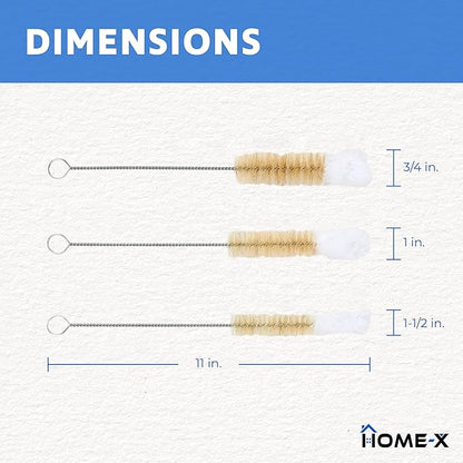 HOME-X Soft-Tip Cleaning Brush Set, Soft Scrub Brush - Image 4