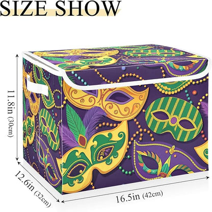 xigua Mardi Gras Mask Storage Bins - Image 3