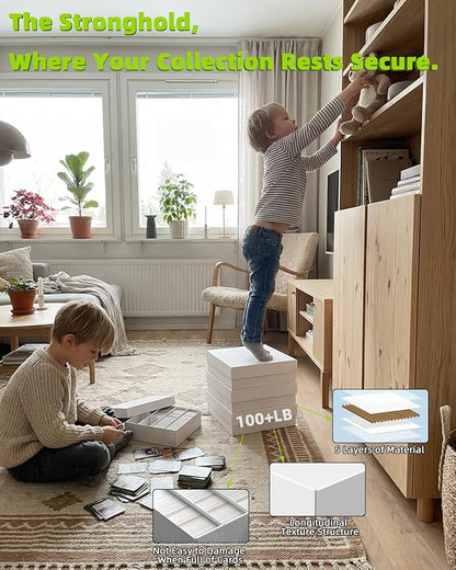 Standard Card Storage Box with Baffle and Trading Card Dividers, Trading Card - Image 8