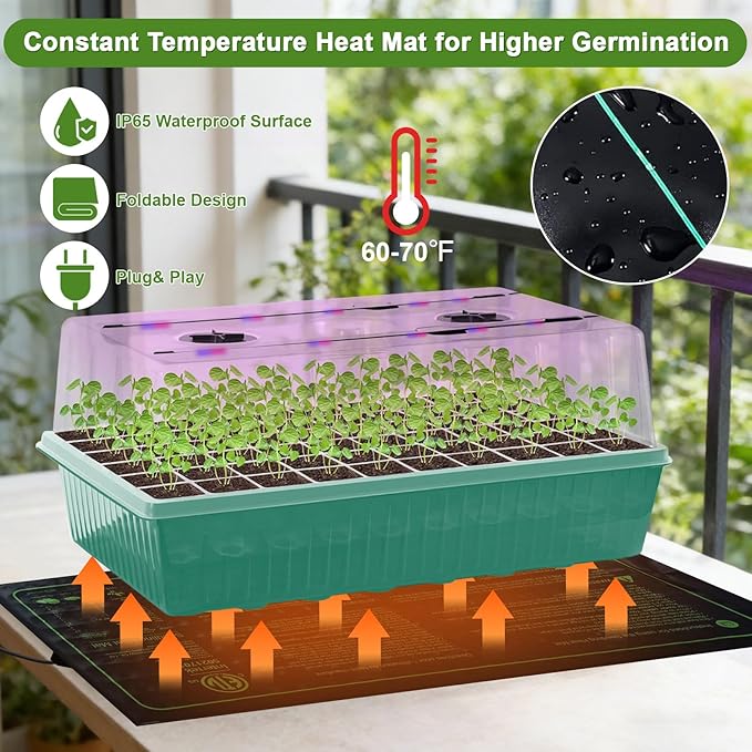 60-Cell Self-Watering Seed Starter Tray - Image 4