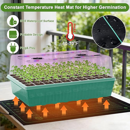 60-Cell Self-Watering Seed Starter Tray - Image 4