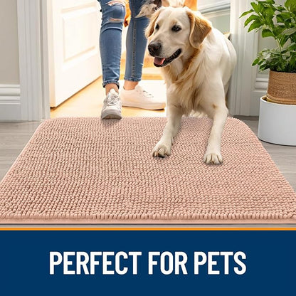 OLANLY Dog Door Mat for Muddy Paws 59x24, Absorbs Moisture and Dirt, Absorbent - Image 6