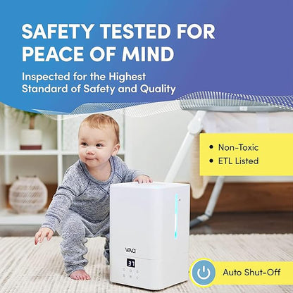 VEVA Humidifiers for Bedroom Large Room 4.5L, Cool Mist Water Vaporizer - Image 6
