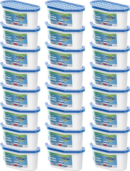 Moisture Absorbers, 24 Pack, Compact Dehumidifier by Ksend