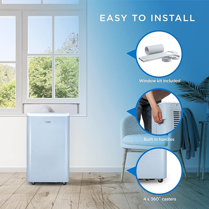 Commercial Cool Portable Air Conditioner, Dehumidifier & Fan, Portable Air - Image 5
