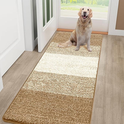 Smiry Dog Door Mat for Muddy Paws, Absorbs Moisture and Dirt, Low-Profile by Smiry