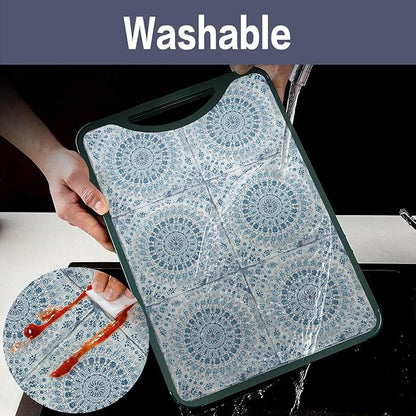 Drawer and Shelf Liner for Kitchen Cabinets Non-Adhesive Waterproof Boho Shelf - Image 6