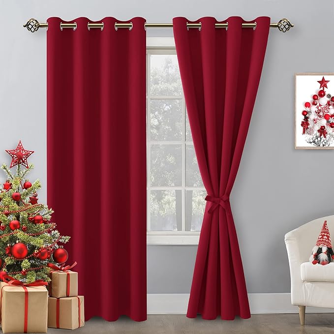 Hiasan Blackout Curtains for Bedroom, 52 x 96 Inches Long - Image 2