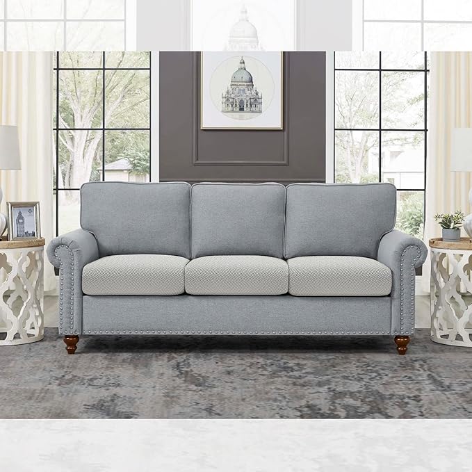 Fuloon Waterproof Couch Cushion Covers, Stretch Sofa Seat Cushion Slipcovers - Image 8