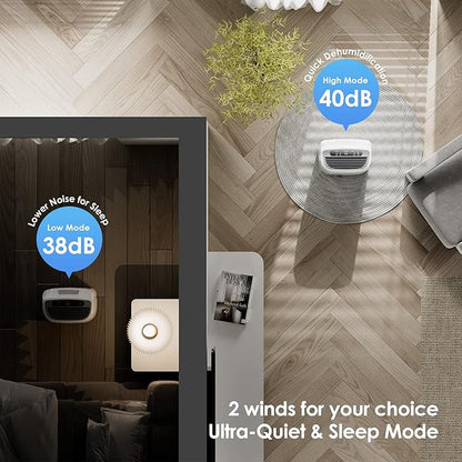2500 Sq.Ft Dehumidifier for Home Basement, ANDTE 34 Pints Dehumidifier - Image 4