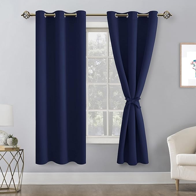 Hiasan Blackout Curtains for Bedroom, Thermal Insulated, Light Blocking - Image 2