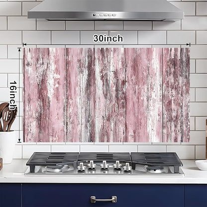 NYZE Kitchen Backsplash Stickers Waterproof Stove Backsplash Protector - Image 2