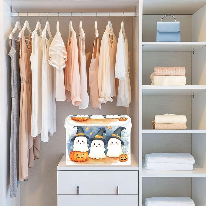 xigua Cute Cartoon Ghosts Storage Bins - Image 6
