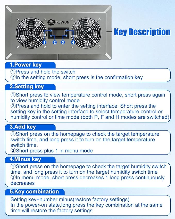 220 CFM Airflow Crawl Space Ventilation Fan - Image 6