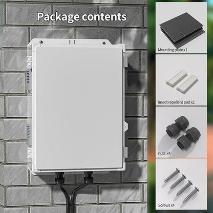 Outdoor Electrical Junction Box, ABS Water Resistant Enclosure - Image 7