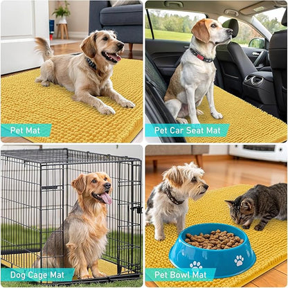 OLANLY Dog Door Mat for Muddy Paws 30x20, Absorbs Moisture and Dirt, Absorbent - Image 7